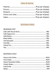 Sweet Art Bakery & Cafe menu 1