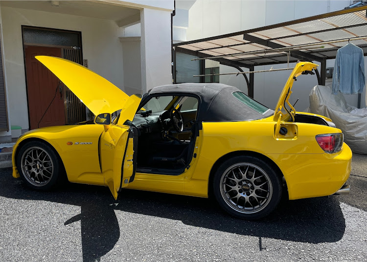 S2000の愛車の横顔・S2000・洗車・VTEC・F20Cに関するカスタム事例の投稿画像1枚目