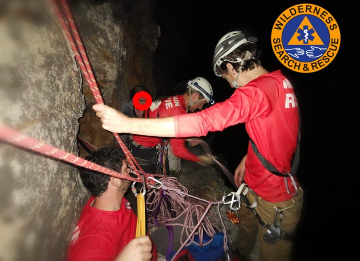 A tourist hiking on Table Mountain had to be recovered off a ledge in an all-night rescue that ended in the early hours of Tuesday.