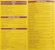 sai krupa family restaurant menu 1