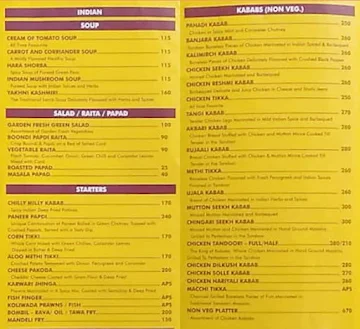 sai krupa family restaurant menu 