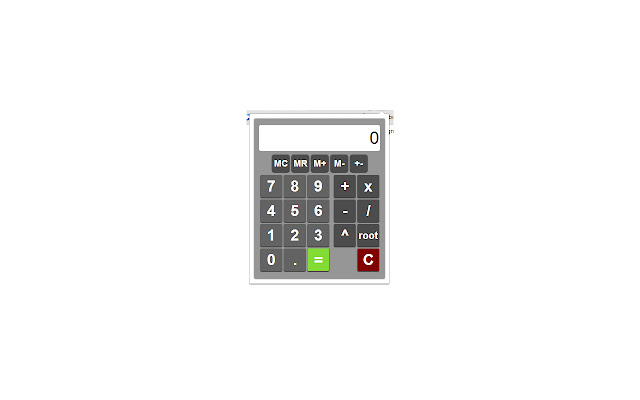 Clean Calculator Extension