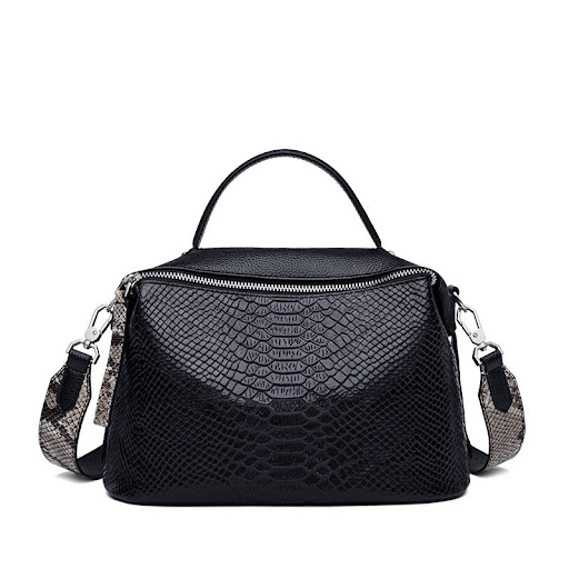 Title 4, Cowhide Handbag Large Capacity Messenger Fashio...