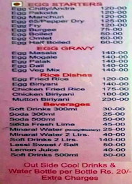 Pallavi Family Restaurant menu 3