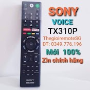 [Chính Hãng] Remote Điều Khiển Tivi Sony Tx310P&Tx200P Giọng Nói Chính Hãng