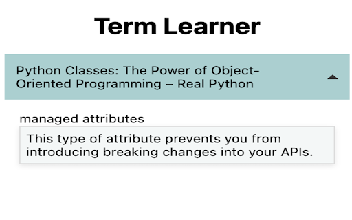 Term Learner