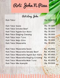 Rotea - Roti Long John N Pizza menu 1