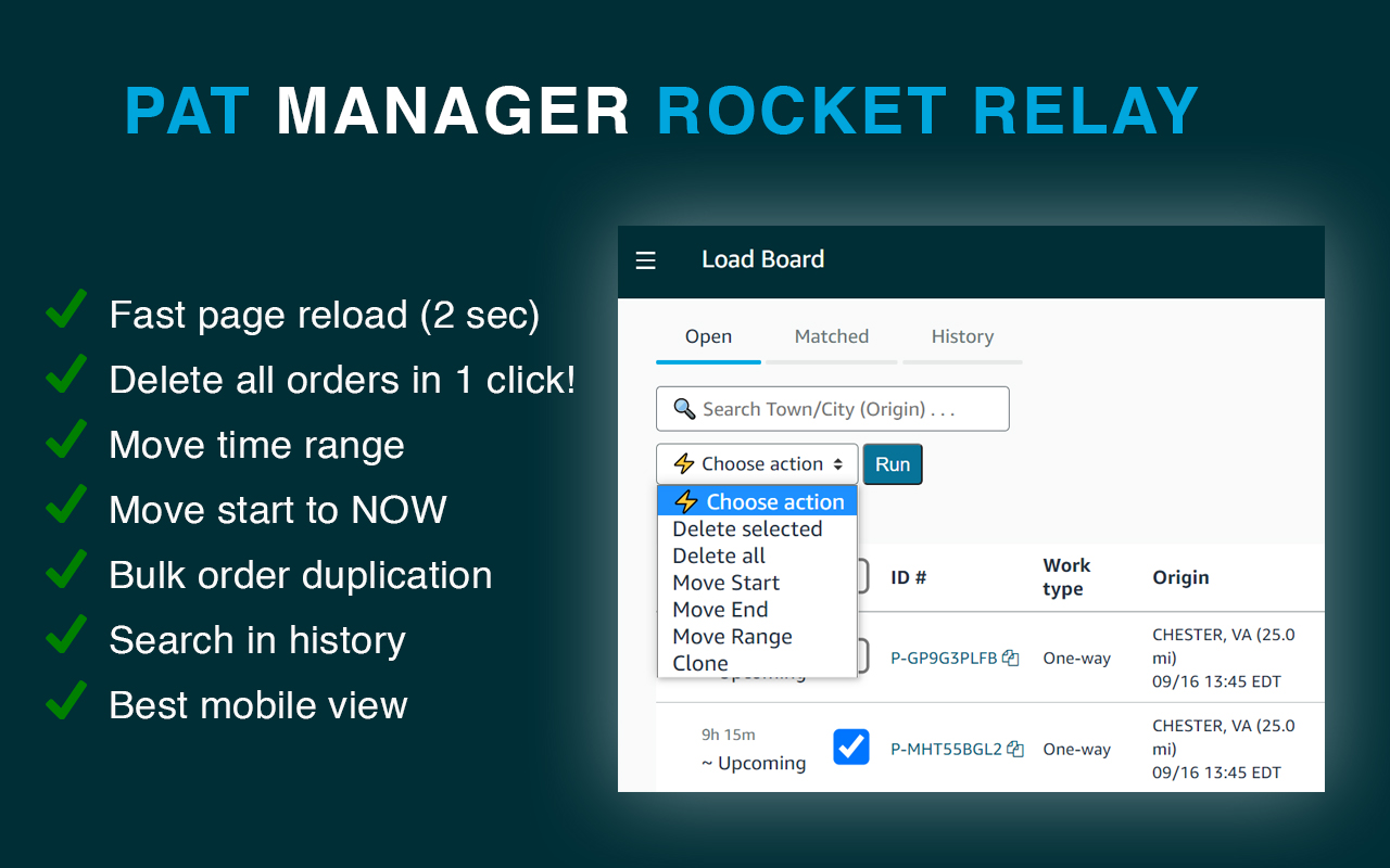 Rocket Relay Post Truck Manager Preview image 2