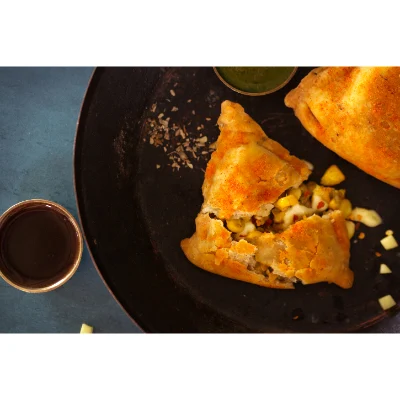 Cheese N Corn Samosa (3Pcs)