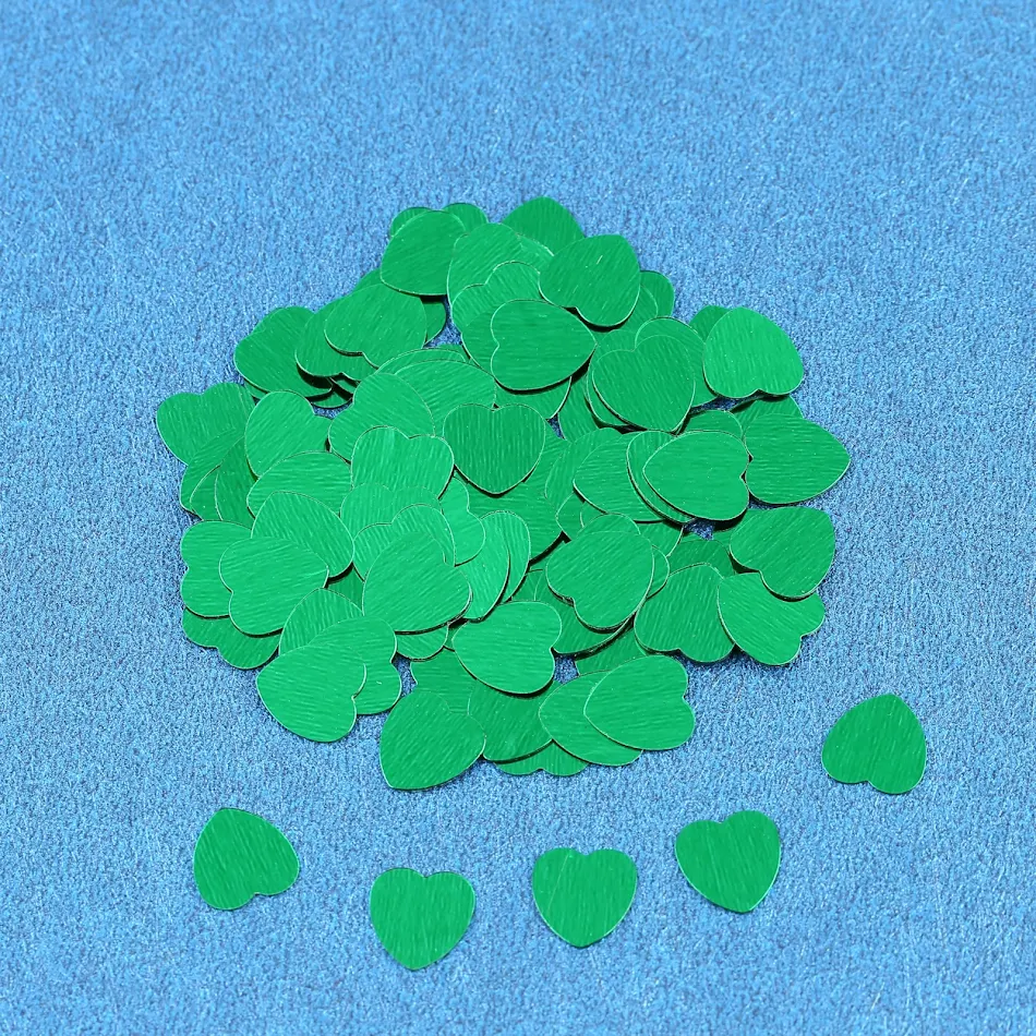 Kleurrijke Perzik Hart DIY Accessoires voor Bruiloften, Tafeldecoratie, Papier Confetti en Feesten.