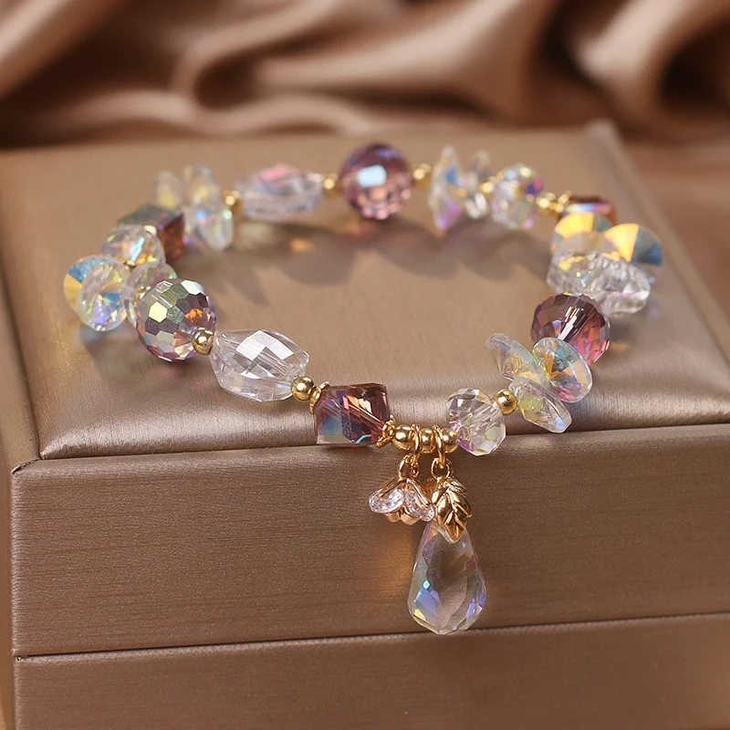 Title 3, Bracelet coréen tendance en cristal autrichien ...