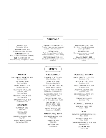 Brewdog Mid-Town Mumbai menu 