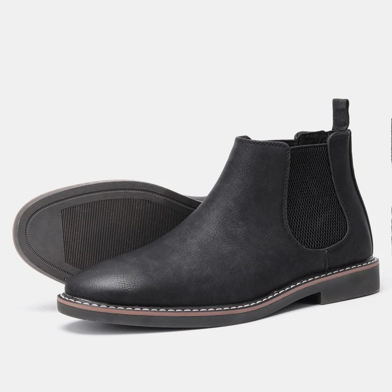 Heren retro cowhide boots, vintage lederen laarzen voor een stoere en stijlvolle look. Perfect voor dagelijks gebruik en gegarandeerd comfort.