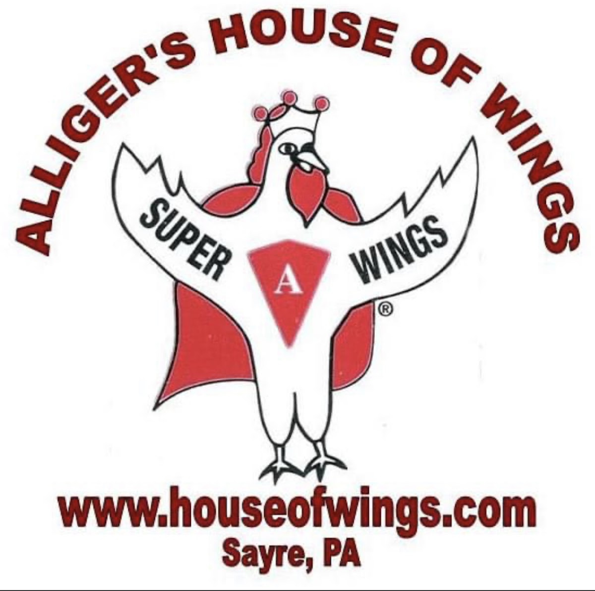 Alliger's House of Wings gluten-free menu