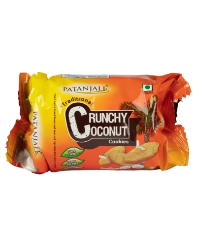 Patanjali Crunchy Coconut Cookies - 42 gm