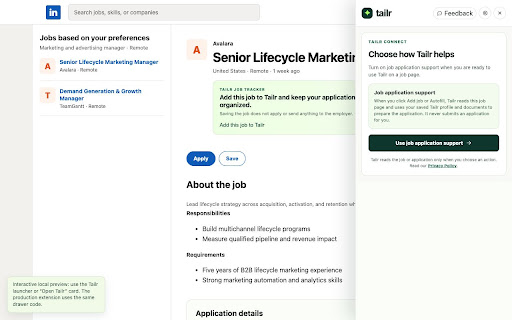 Tailr Connect screenshot 2
