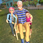 Happy Grandpa Simulator 3D Virtual Reality Game  Icon