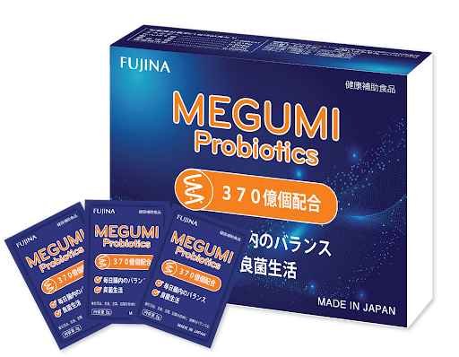 Men vi sinh Megumi Nhật Bản FUJINA 15 gói/hộp HSD 9.2026