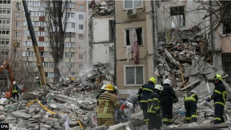 Several residents of the damaged block of flats are still missing