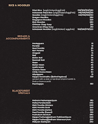 Black Forest Restaurant menu 3