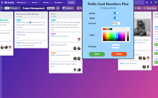 Trello Card Numbers Plus [2023 Update]