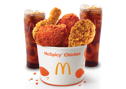 2 Pc Crispy Fried Chicken + 2 Pc McSpicy Fried Chicken + 1 Coke