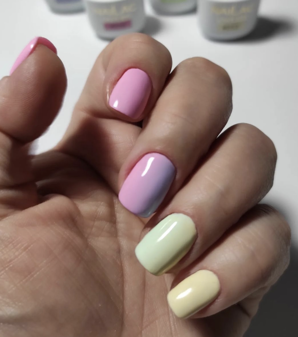 ombre nail art designs - pastel heaven