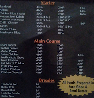 Zaika The Chinese Hut menu 1