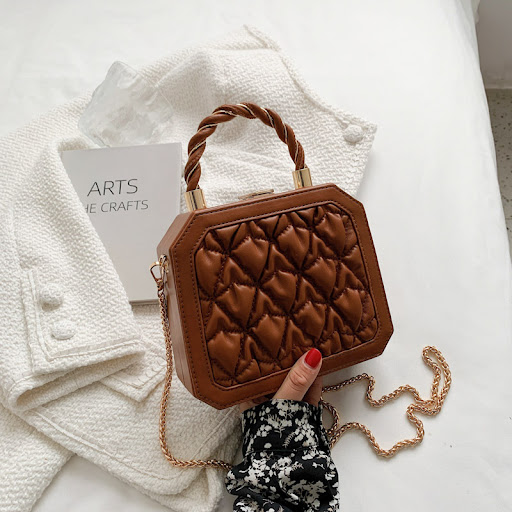 Title 3, Fashionable PU Stereotyped Small Square Bag Kor...