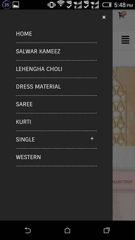 Textile Clothing Supplier Screen 2