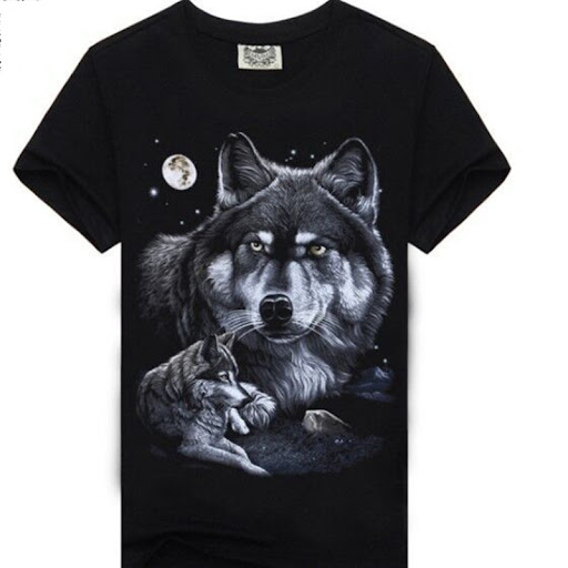 Title 3, Mens Casual Fashion Round Neck 3D Digital Prin...