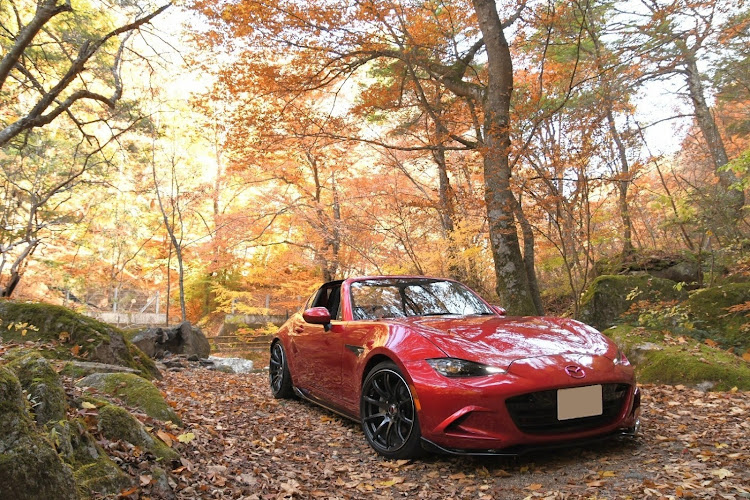 ロードスターの紅葉と愛車・紅葉狩り・紅葉は撮るの難しい・早くフルサイズが欲しい・NikonD7500に関するカスタム事例の投稿画像1枚目