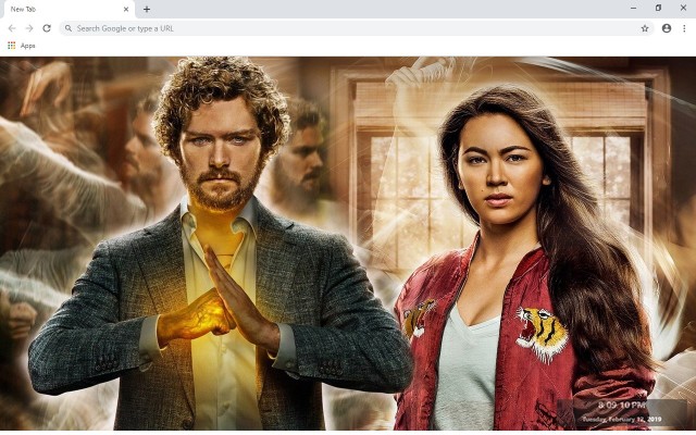 Marvel’s Iron Fist New Tab