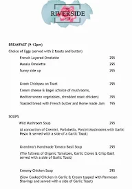 The Riverside Rose menu 2