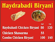 Hyderabadi Chicken Biryani menu 1