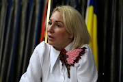 Ukrainian ambassador to South Africa Liubov Abravitova.