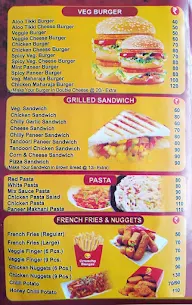 Crunchy Burger menu 1