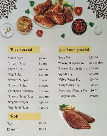 Boogys Bar & Restaurant menu 