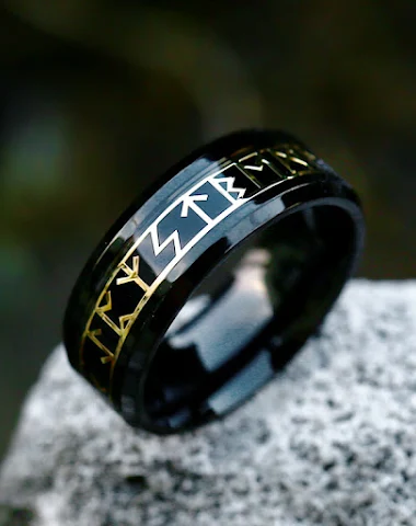 Bague simple et élégante en acier i - 0
