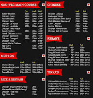 The Mirchi Kitchen menu 2