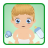 baby care games mobile app icon