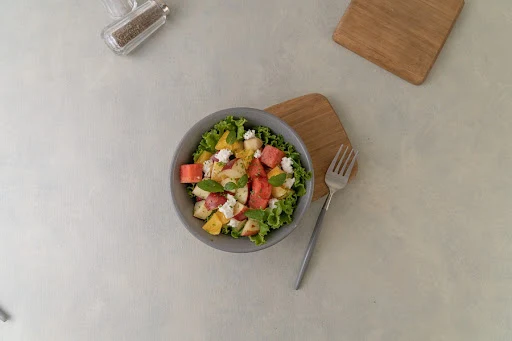 Fruit Salad And Granola With Yogurt