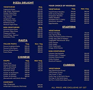 Grand Plaza menu 1