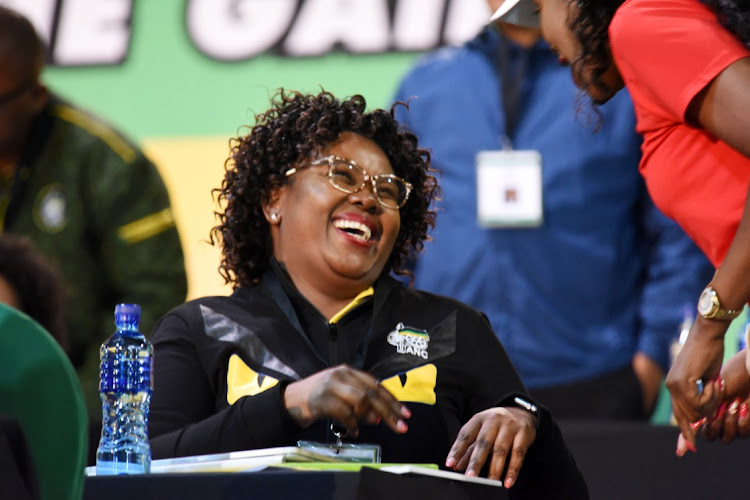 Mmamoloko Kubayi at the ANC's 55th national conference at the Nasrec, in Johannesburg. Picture: FREDDY MAVUNDA