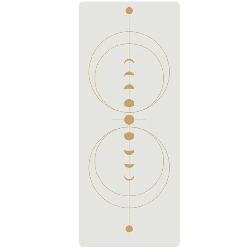 Title 3, Beyaz doğal kauçuk yoga matı, 5mm kalınlığında,...