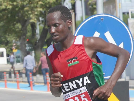 Daniel Kiptum during the 2017 Summer Deaflympics in Turkey / COURTESY