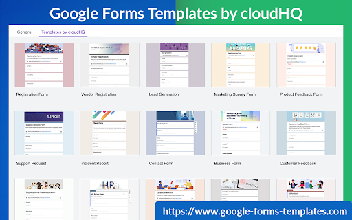 Templates for Google Forms™ by cloudHQ