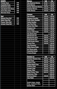 Vandanam Foods menu 2