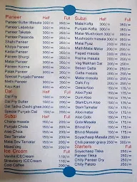 A1 Pinkcity Restaurant menu 1