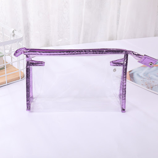 Title 3, Waterproof Transparent Cosmetic Bag Keep your c...
